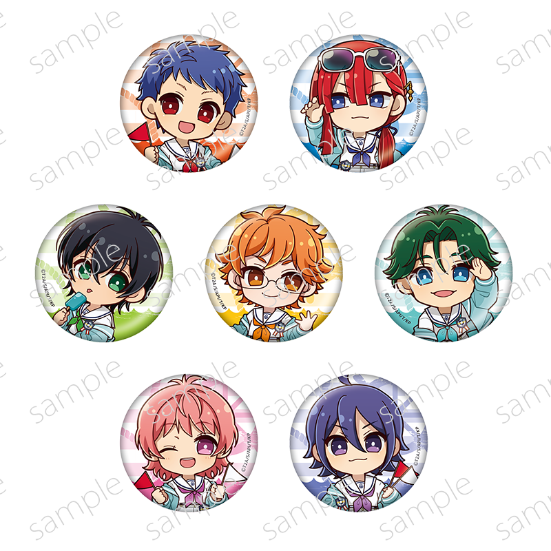 KING OF PRISM-Your Endless Call-　ミニキャラ缶バッジ(単品)　マリンルックスタイル